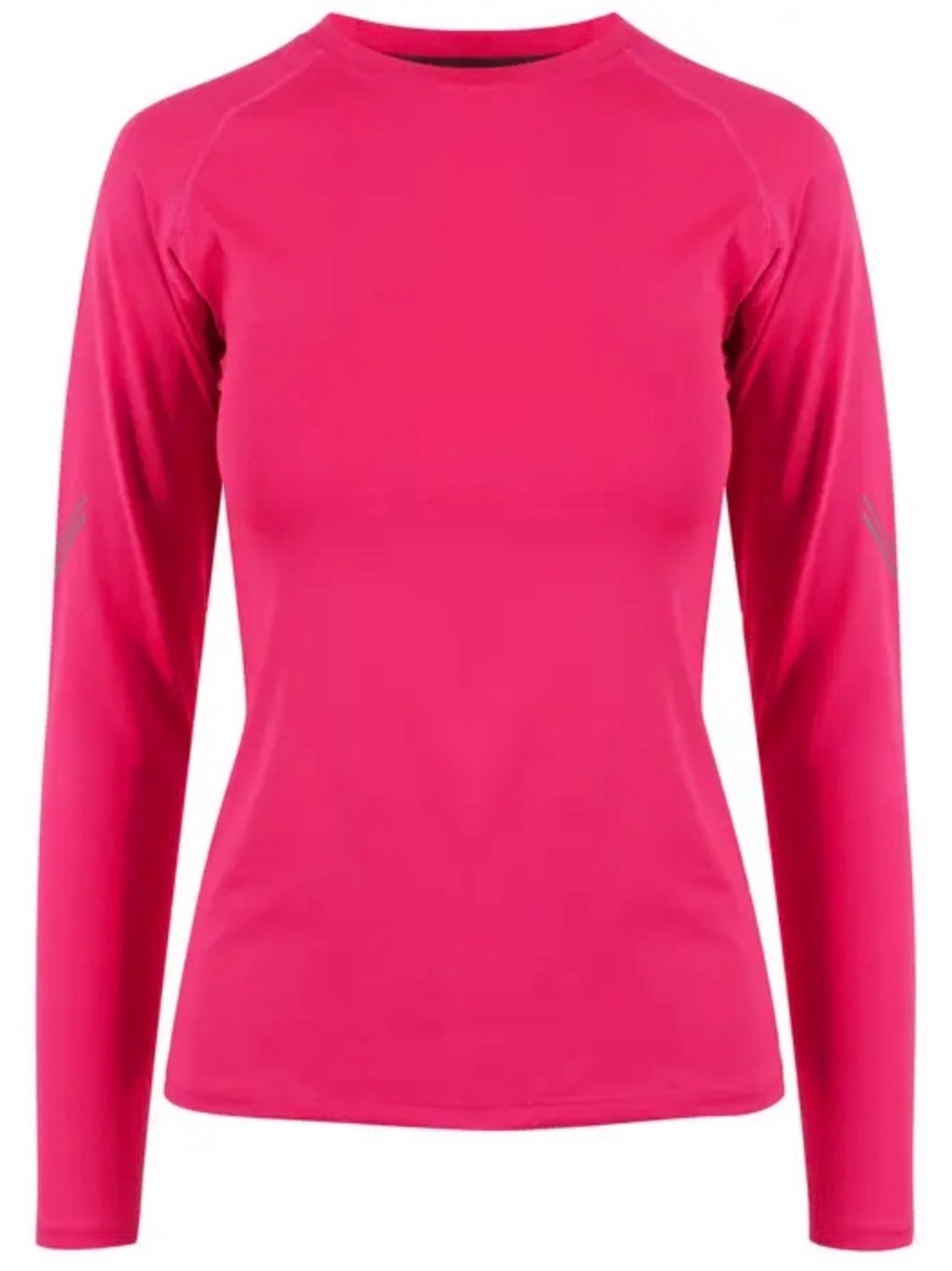 TC Women's Long Sleeve Crew Neck Top - Hot Pink